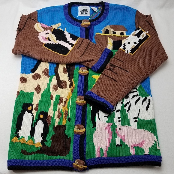 Storybook Knits Sweaters Storybook Knits Handknits Sweater Noahs Ark Poshmark